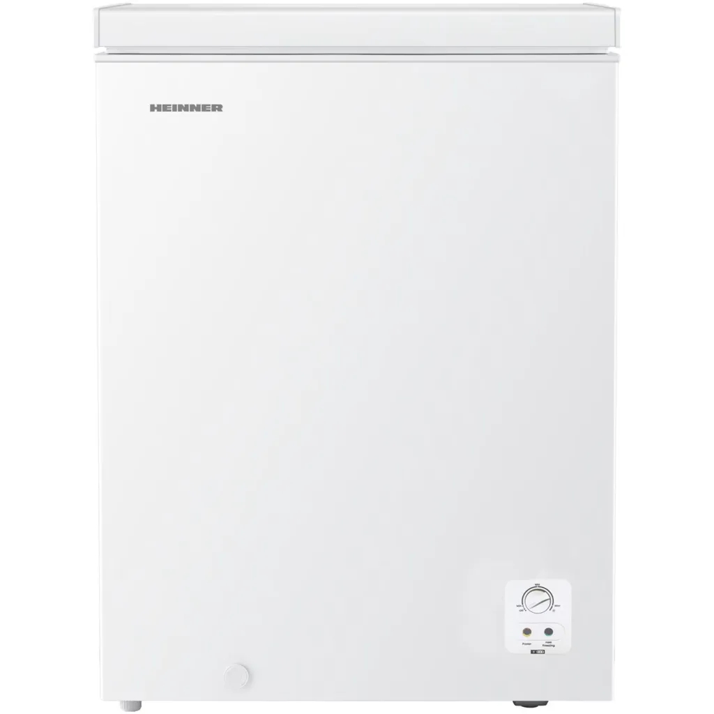 Heinner HCF-HS142E++ Congélateur Coffre 142L Blanc - Classe E 40dB