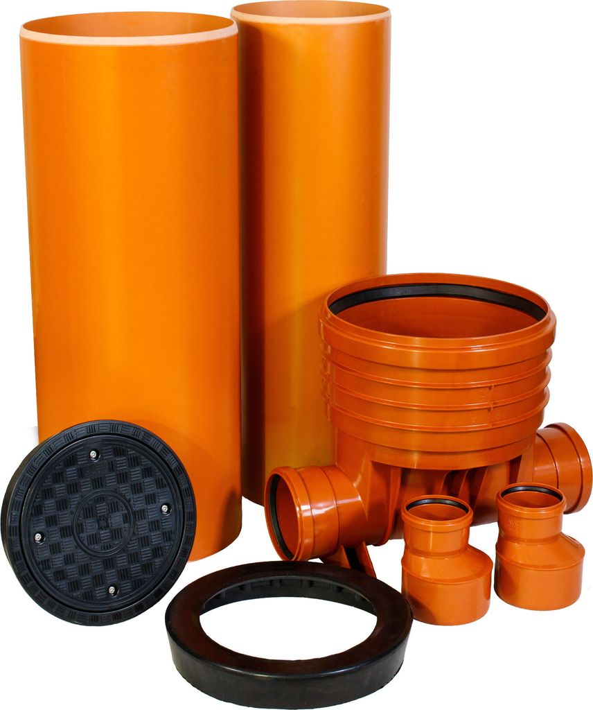 ScarMaxx Schachtsystem Set - H210cm, B85cm - 2x DN110 - 2 x Reduzierung 160/110