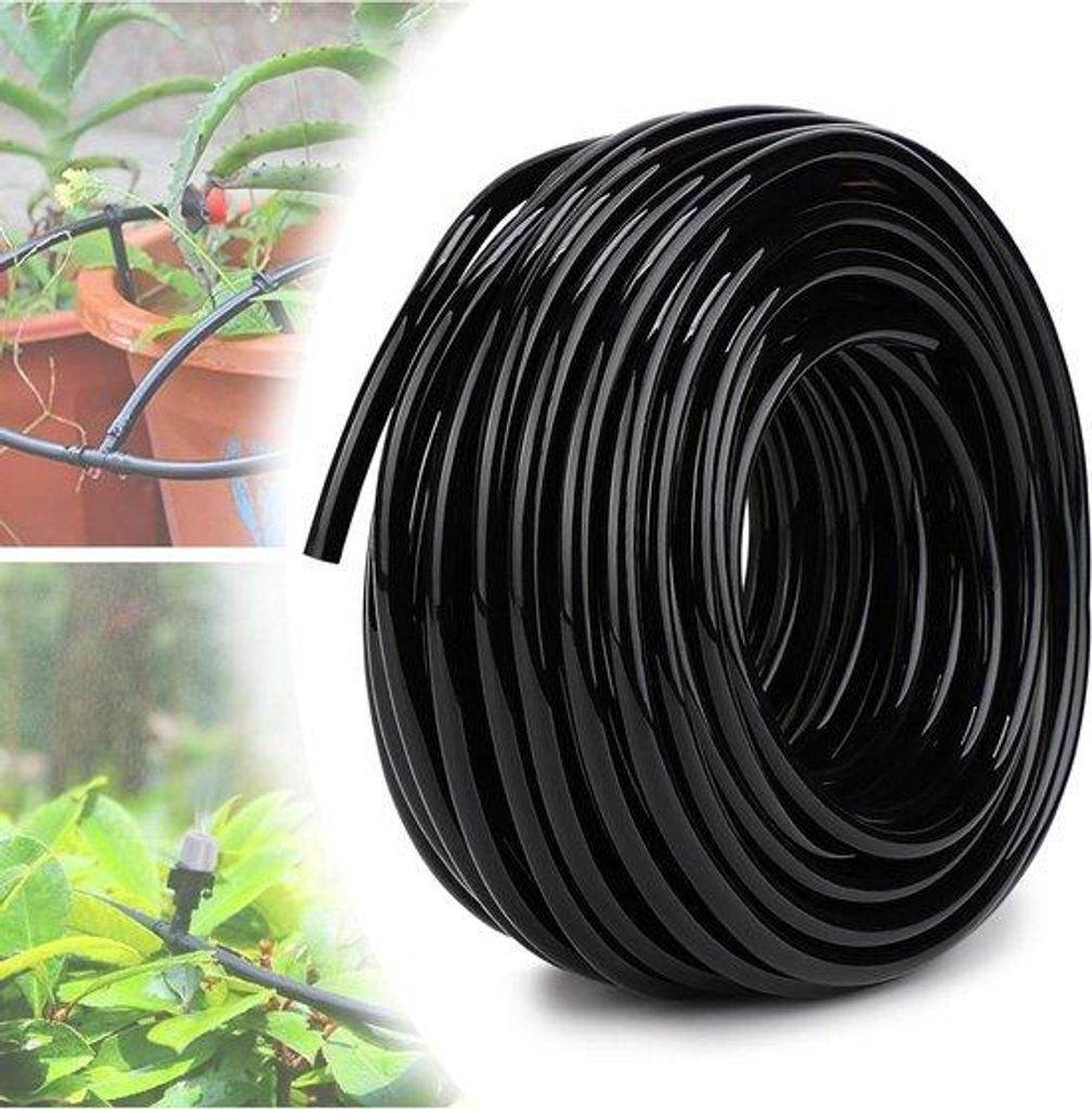 Garten-Sprinkler-Druckschlauch 4 mm - 20 m lang - Micro-Sprinkler - Gartenbeschäumung - Gemüsegarten-Industrie-Sprinkler