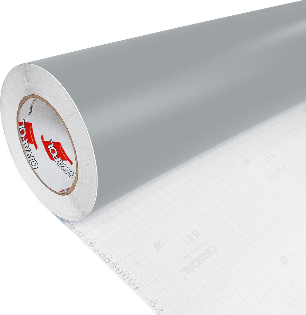 DecoMeister Möbelfolie selbstklebend 63x100 cm - Grau Matt - Einfarbig Klebefolie für Möbel - Klebefolie Möbel für einfache Anwendung, ideal f...