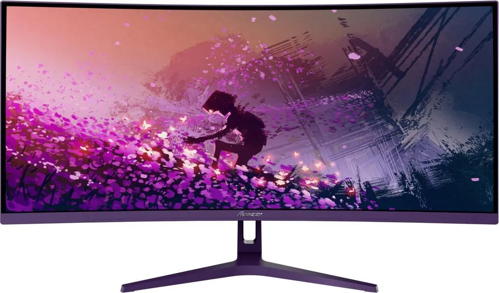 Écran PC 165Hz Arozzi Nova 34" VA UltraWide Haute Performance Lila