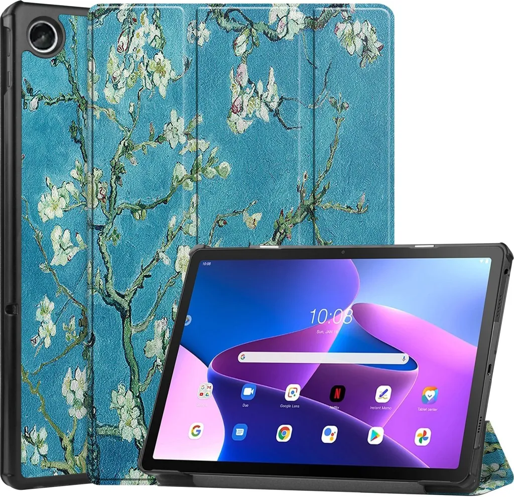 Cover Lenovo M10 Plus 3rd Gen 2022 10.6: Custodia Slim con Stand