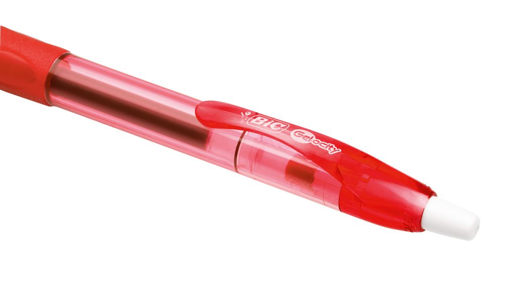 BIC Gelschreiber Gelocity Strichfarbe: rot