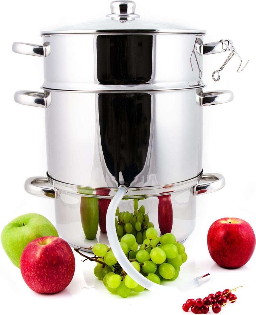 Grafner 8,5 Liter Dampfentsafter aus Edelstahl, Durchmesser Produktbild 