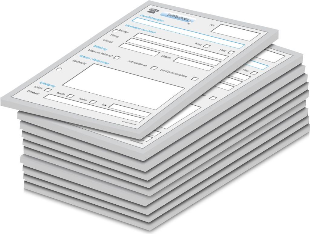 PRICARO Telefonnotizblock, A5 gelocht, PC-Design, 10 Stück