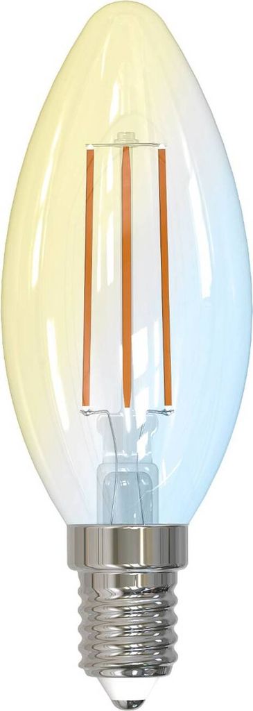 LUUMR Smart LED-Kerzenlampe klar E14 4,2W Tuya WLAN CCT