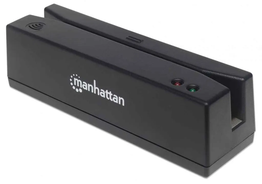 Lecteur magnétique USB Manhattan 460255 pour cartes de fidélité