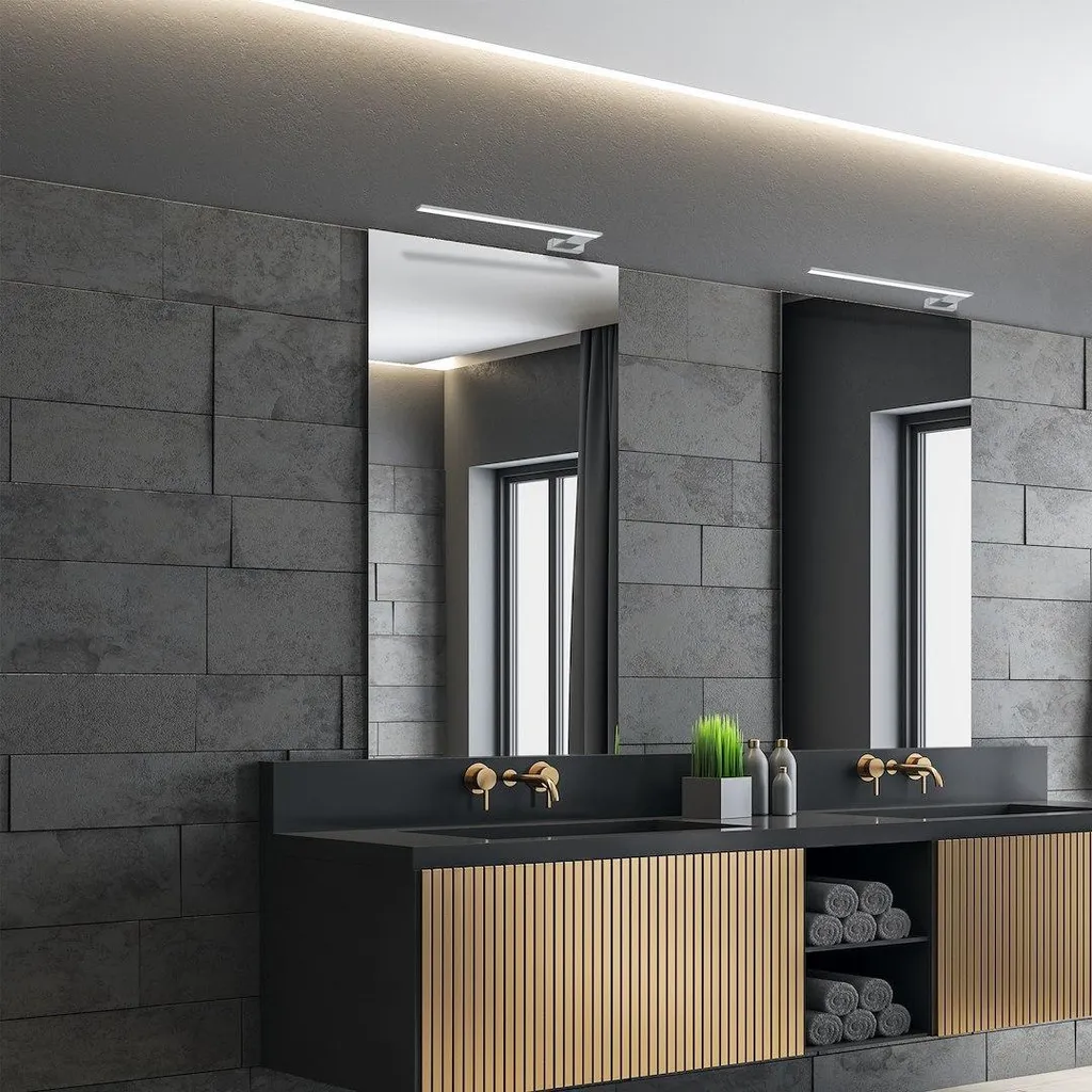 Éclairage Miroir Salle de Bain LED Shine ML031 IP44 Design Chrome - 4