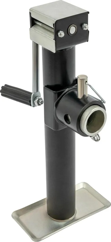 Cric Manuale 1 Ton (2000 lbs) Nero - Sollevatore Robusto per Garage