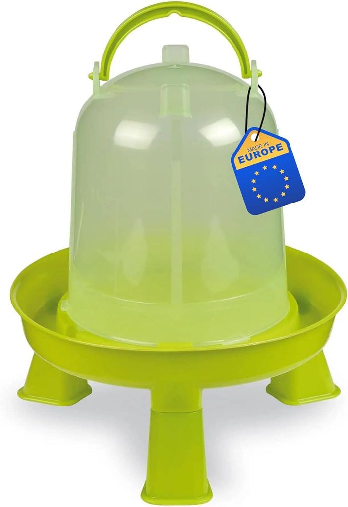 Agrarzone Hühnertränke mit Füßen grün, 8 L