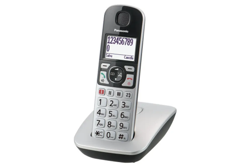 Téléphone Senior Sans Fil Panasonic KX-TGE510JTS Communication Facile