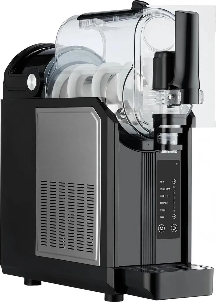 Machine à glace pilée pour cocktails et milkshakes - Double bac Gris
