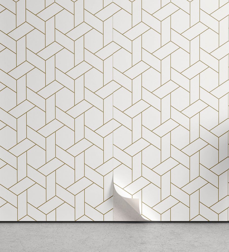 ABAKUHAUS Abstrakt abziehbare & klebbare Tapete für Zuhause, Geometrisch Modern Trellis, selbstklebendes Wohnzimmer Küchenakzent, 33 cm x 250 cm,...