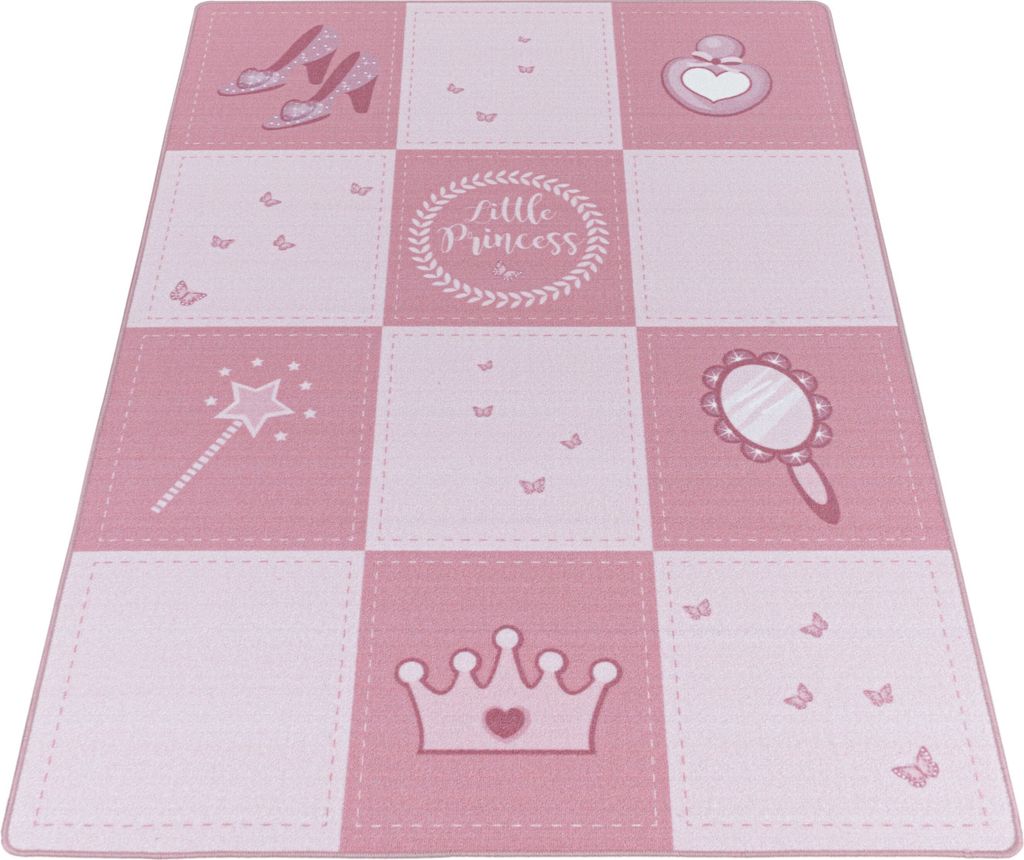 Homebyhome Kinderteppich Little Prinzessin Design Mädchen Produktbild 3