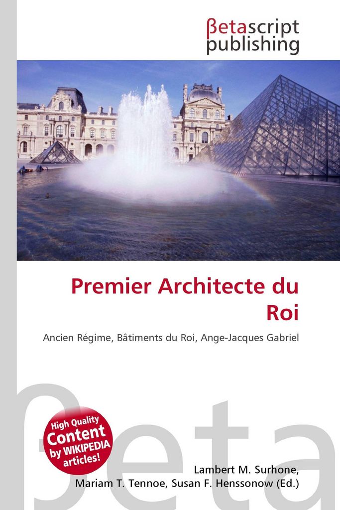 Premier Architecte du Roi
