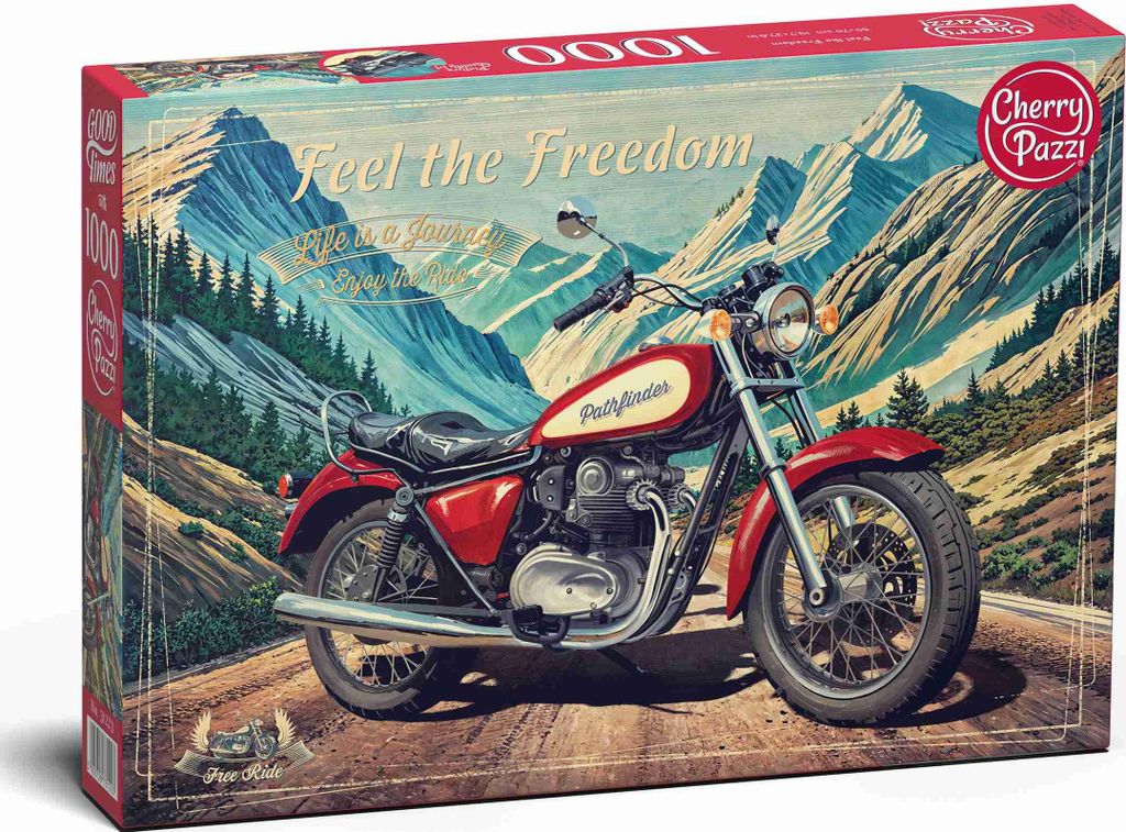 CHERRY PAZZI Puzzle Spü re die Freiheit von 1000 DLC