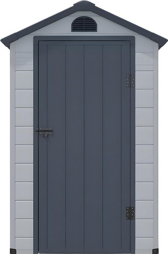 Gartenhaus aus grauem Harz - CESIO - 1.39m² Produktbild 