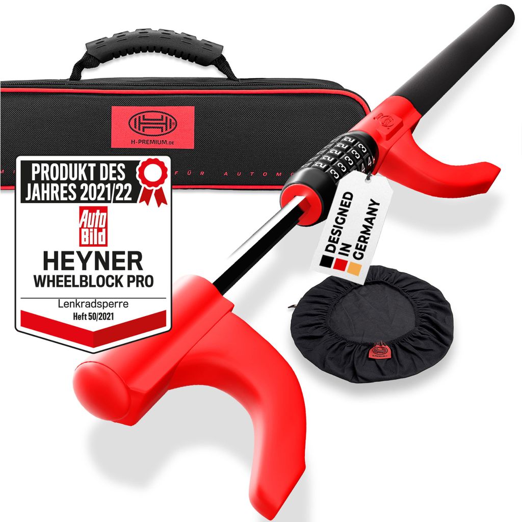 HEYNER® Lenkradsperre Wegfahrsperre mit Zahlenschloss Produktbild 