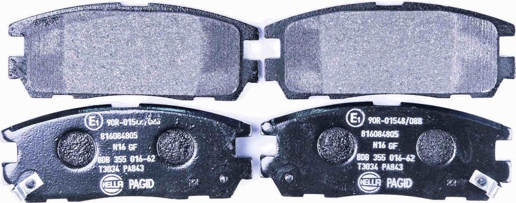 Bremsbelagsatz mit Verschleißwarnung 15,8 mm HELLA für u.a. OPEL FRONTERA