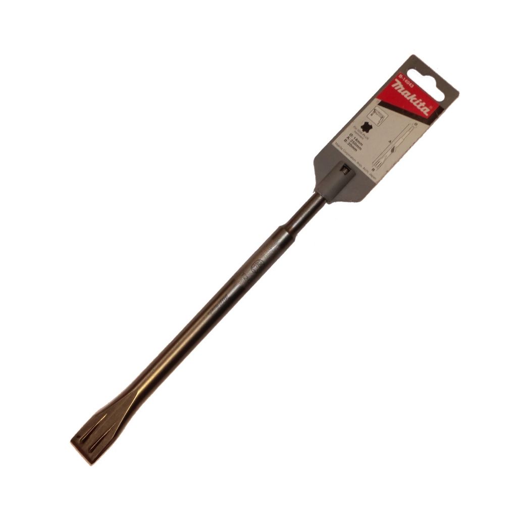 Makita Zubehör Flachmeißel Longlife Breite 20 mm Länge 250 mm SDS-PLUS - B-14043