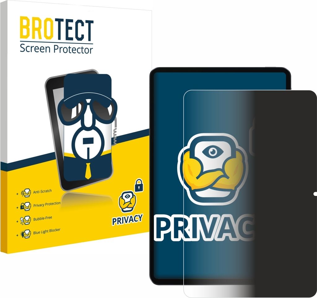 BROTECT Sichtschutzfolie für Xiaomi Pad 6 Anti-Spy Privacy Produktbild 