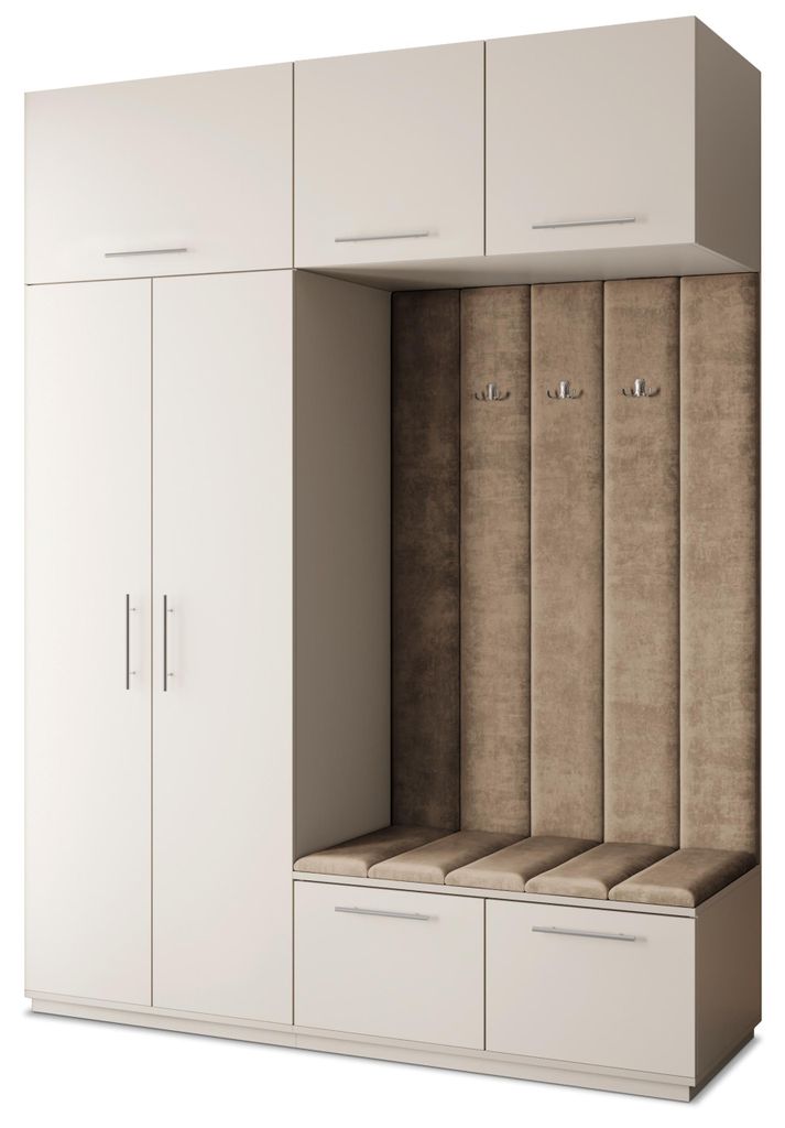 Masseno Garderobe-Set REMA 180/240/60 cm Modern Produktbild 