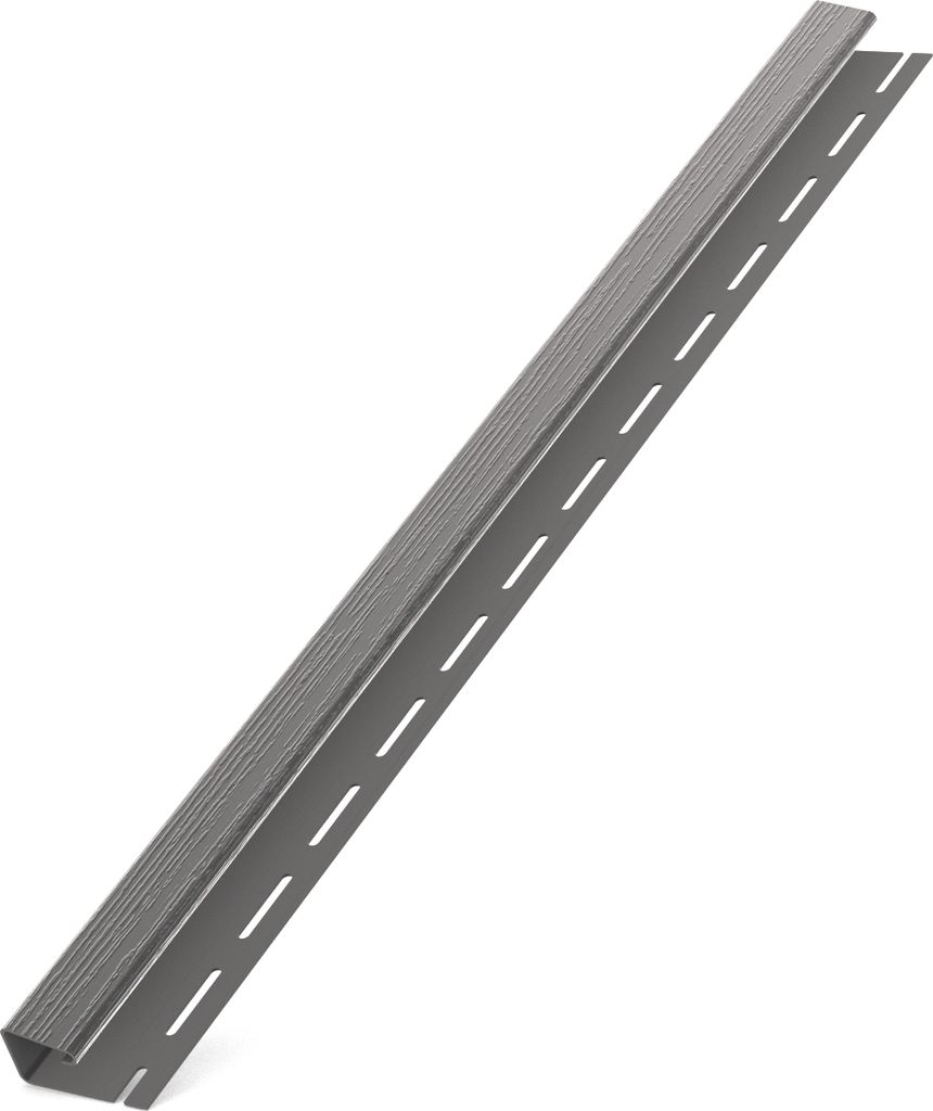 Kunststoffpaneele Anthrazit 7021 B-1,50m Wandpaneele Deckenpeneele J- Abschlussleiste 1,50m