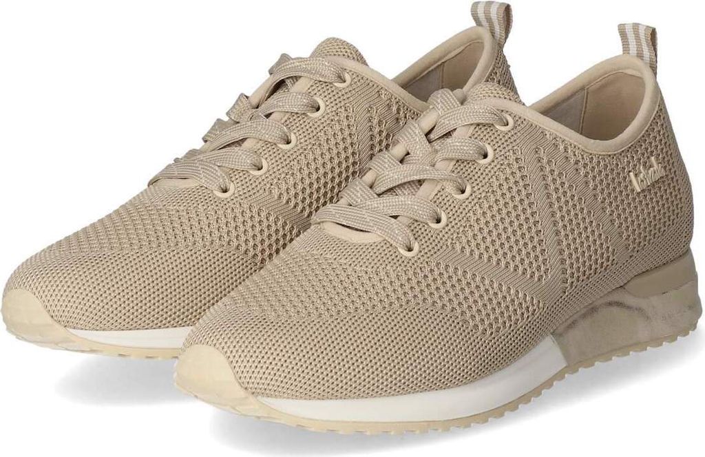 La Strada sportlicher Schnürer Beige in Gr. 40