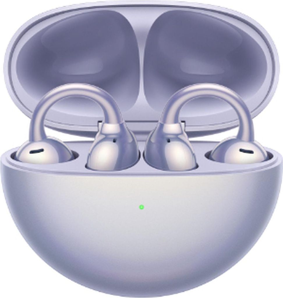 Huawei FreeClip Kopfhrer Lila mit Doppelmagnettreiber, kabellos