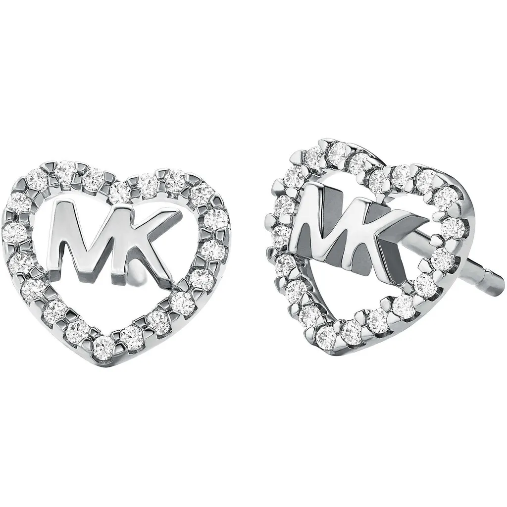 Orecchini Michael Kors MKC1243AN040 Argento 925 Cuore Pavé - Offerta