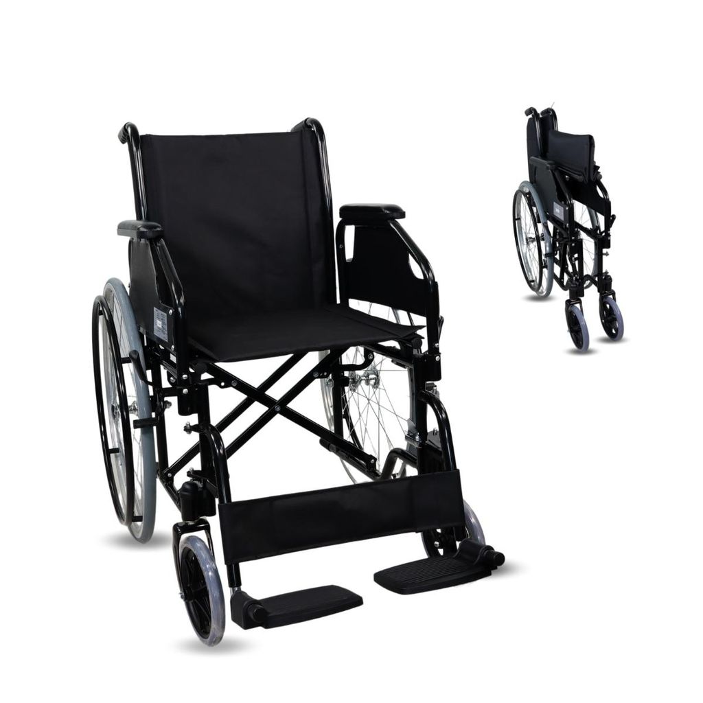 Fauteuil roulant Mobiclinic pliable et léger, à propulsion Image du produit 