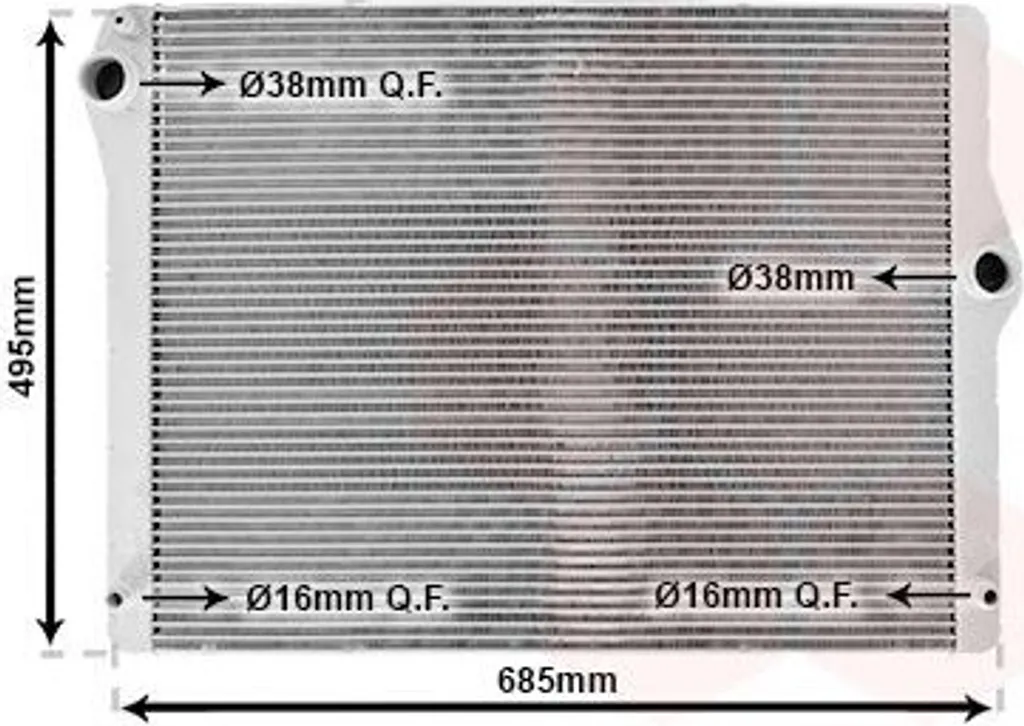 Radiateur de refroidissement moteur contre la surchauffe sur BMW