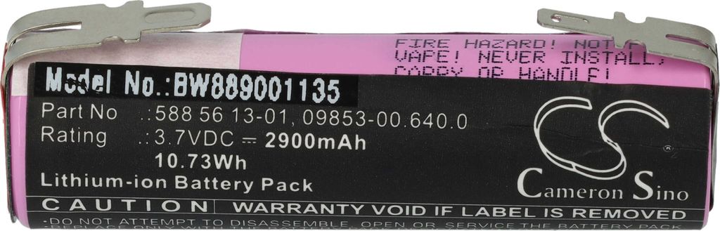 vhbw Akku kompatibel mit Gardena AccuCut Li 9850-20 Grasschere, Strauchschere Heckenschere Gartengeräte (2900mAh 3,7V Li-Ion)