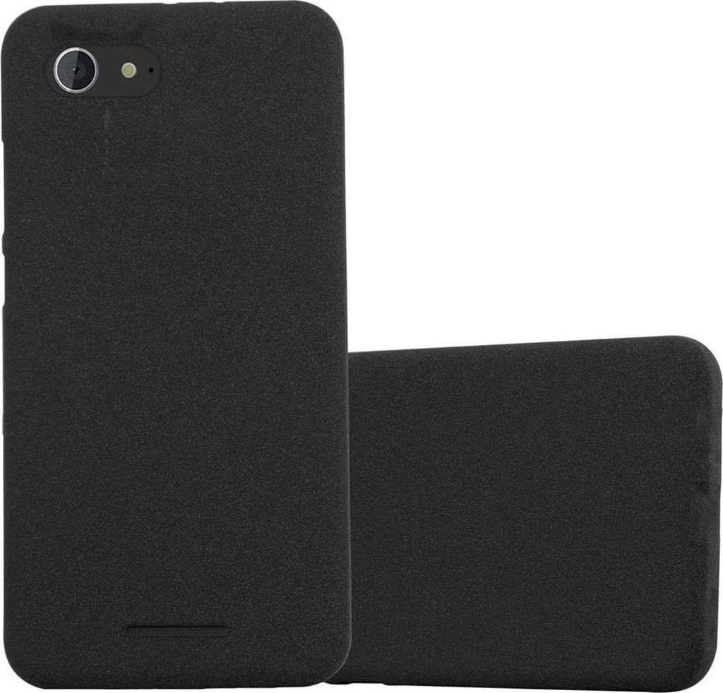 Cadorabo Schutzhülle für Sony Xperia E3 Hülle in Schwarz Handyhülle TPU Etui Cover Case
