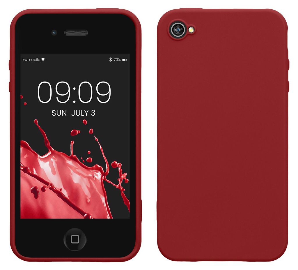 kwmobile Hülle für Apple iPhone 4 / 4S TPU Case - Produktbild 