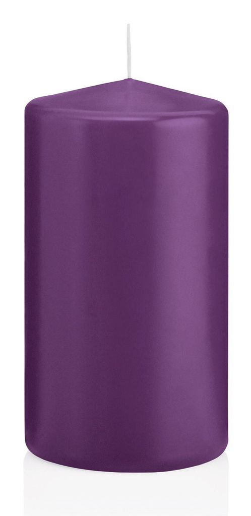 Wiedemann 218154.075 Stumpenkerze - 130 x 70 mm, brombeer