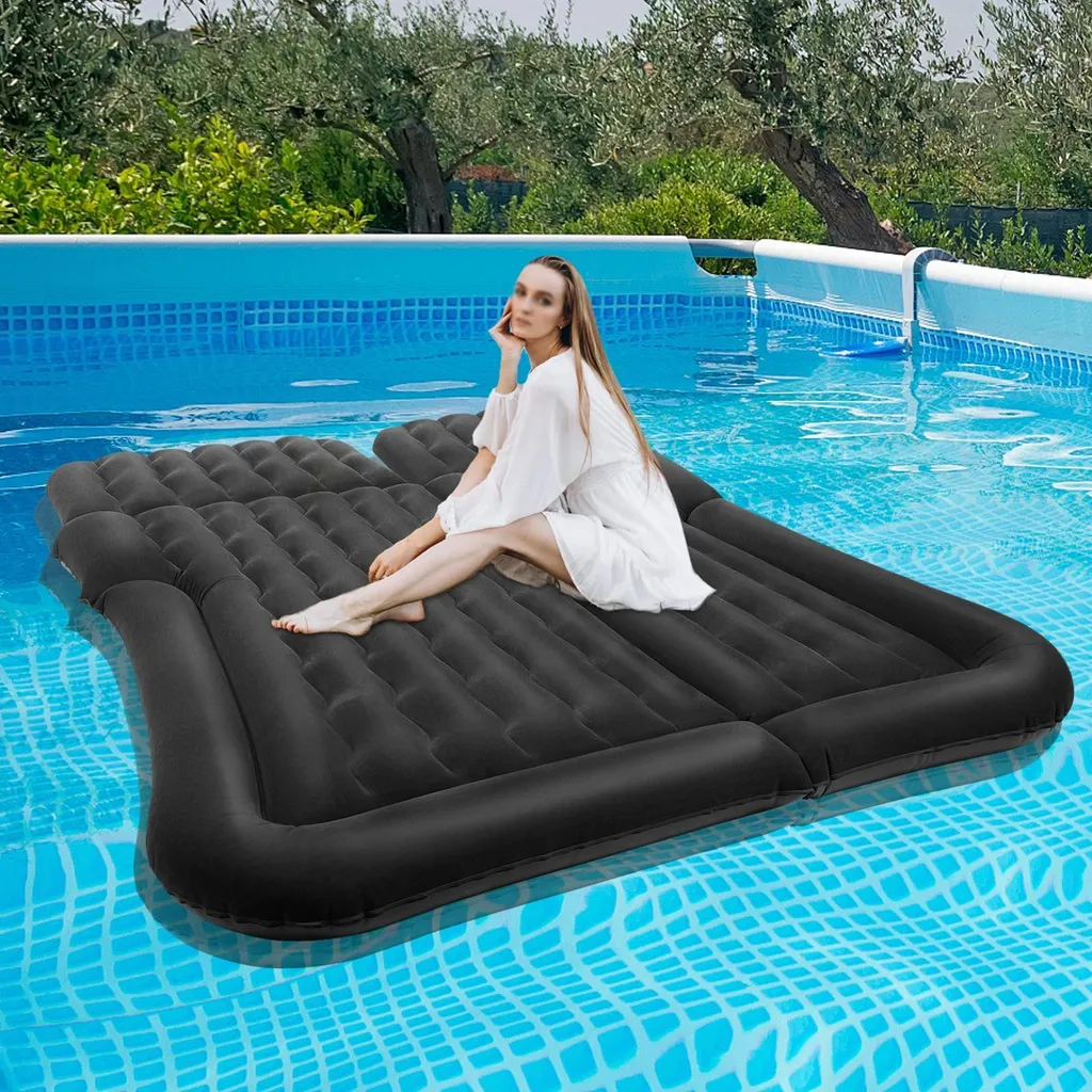 Lit de voiture arrière gonflable extra robuste pour SUV et berlines - 2