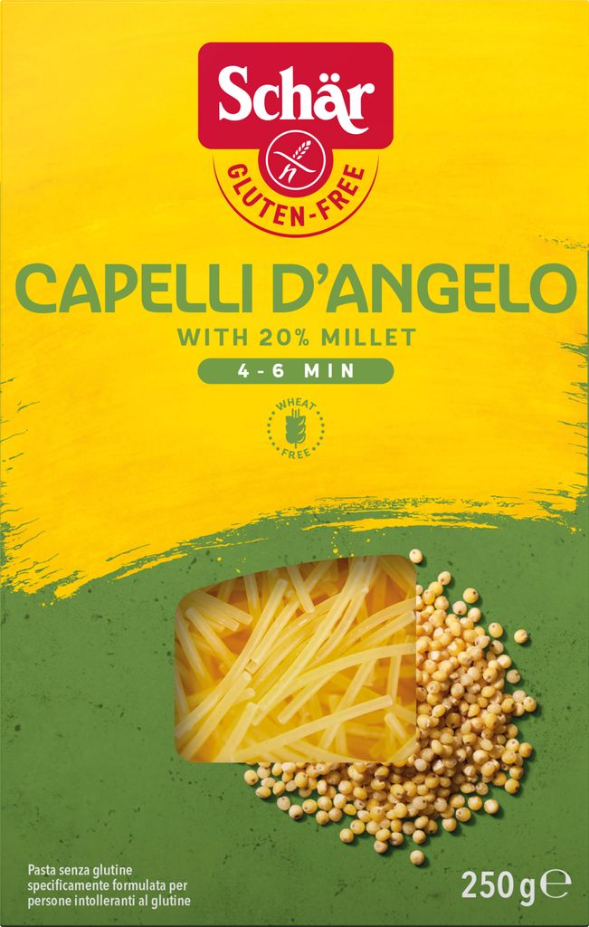 Nudeln capelli di angelo Glutenfrei 250 g Schar Produktbild 
