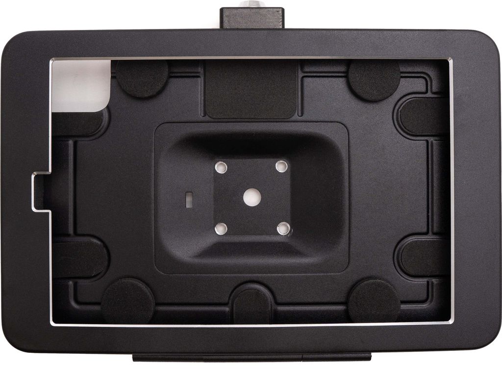 SYSTEM-S Wandhalterung abschließbar für iPad Mini 6 (2021 A2567 A2568 A2569) in Schwarz