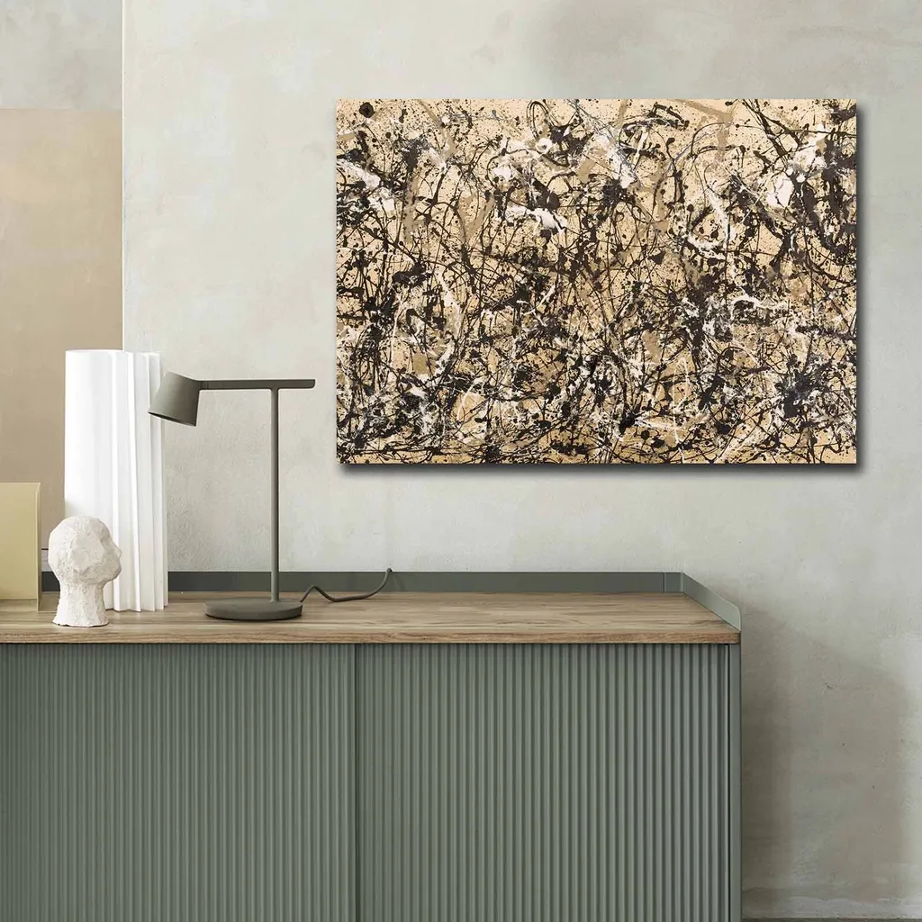 Toile en Peau Wallity 70x100 cm Multicolore Haute Qualité Famous Art