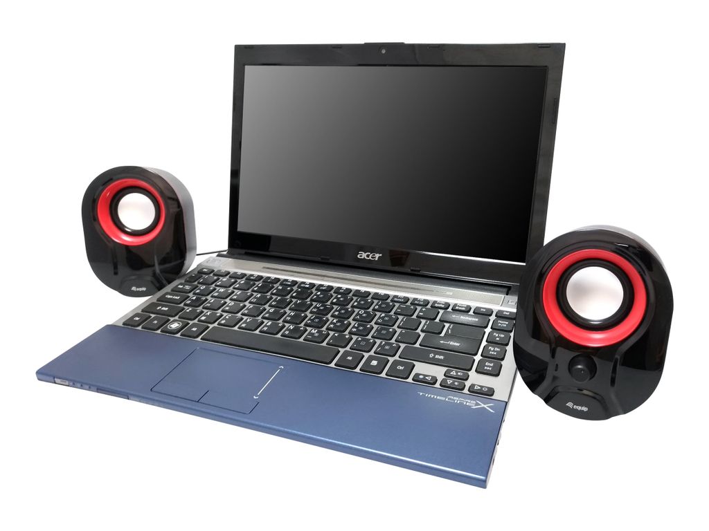 Equip Lautsprecher für Notebook/PC. USB Powered sw/rt