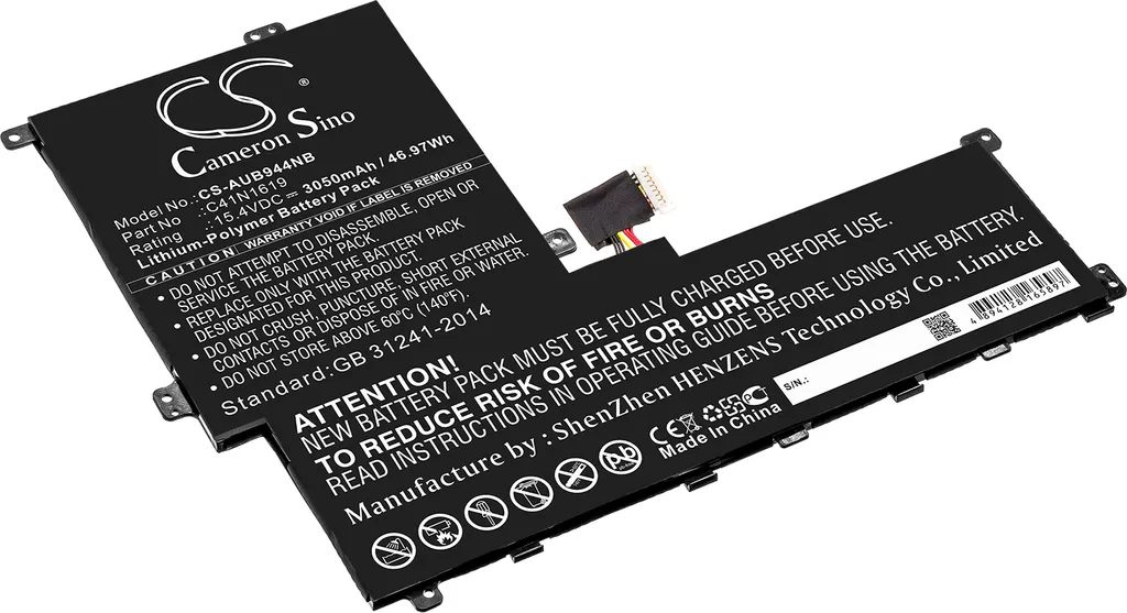 Batterie pour Asus ASUSPRO B9440 B9440FA GV0019R Haute Capacité 48Wh