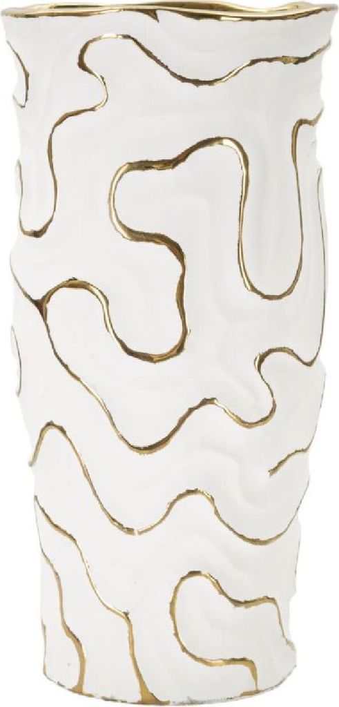 FURNLUX Vase Adore Weiss 16cm / Hauptfarbe: Weiß / Produktbild 