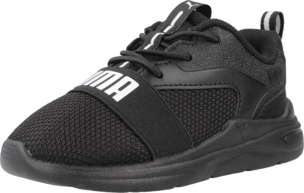 Puma Soft Wired 2 Ac Inf Noir - Enfilage Facile pour Pieds de Jeunes Enfants