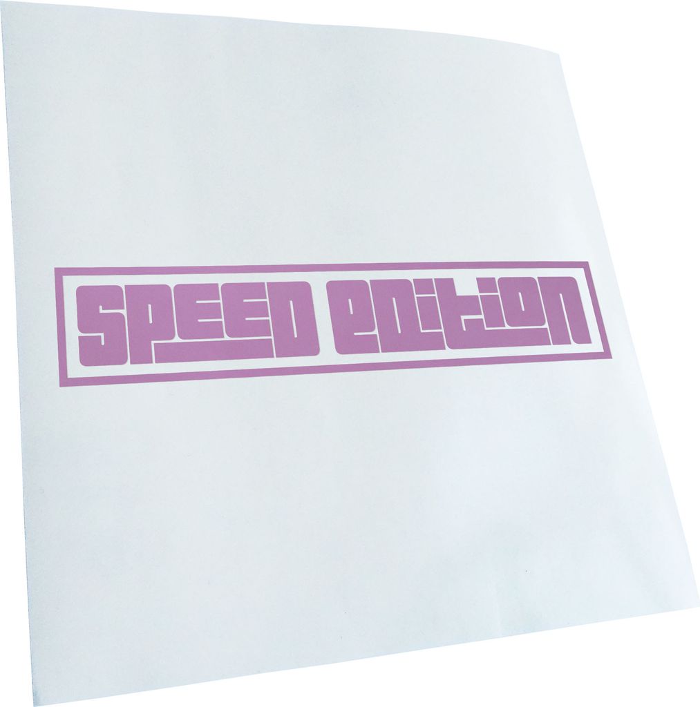 Kiwistar - Autoaufkleber - Speed Edition - Flieder - 24x5cm - Aufkleber für Auto, Laptop, Fahrrad, LKW, Motorrad mehrfarbig JDM Decal Racing