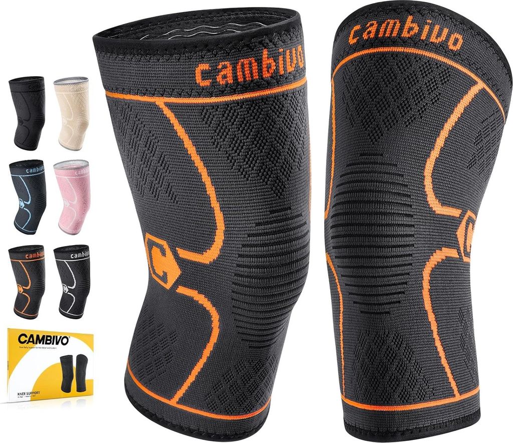 CAMBIVO Kniebandage Männer Damen X2, Bandage Knie hilfreich Produktbild 