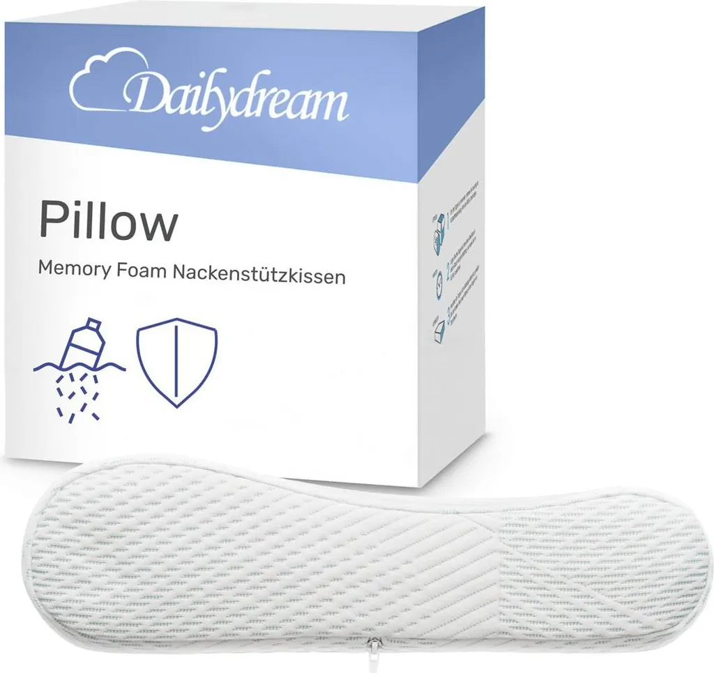 Oreiller Orthopédique 60x40 SnuzzleCloud - Améliore la Qualité du Sommeil