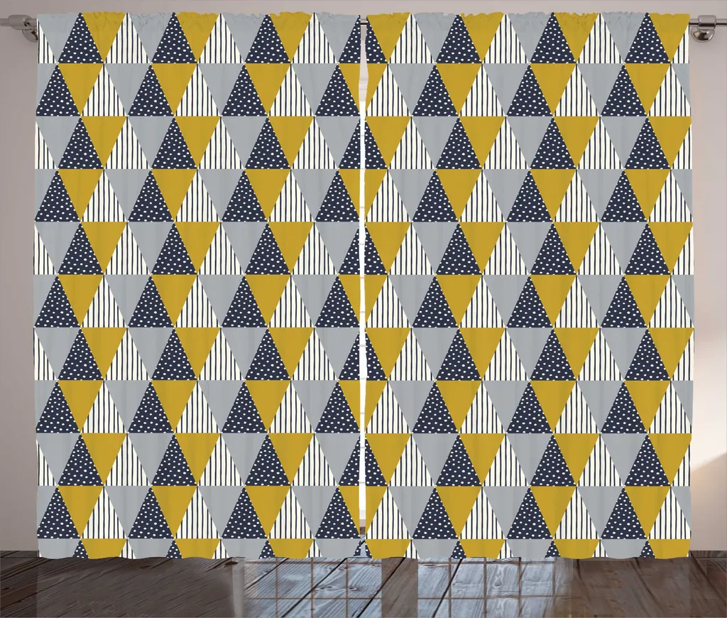 Rideau occultant décoratif 280x225 cm pour masquer le vis-à-vis salon