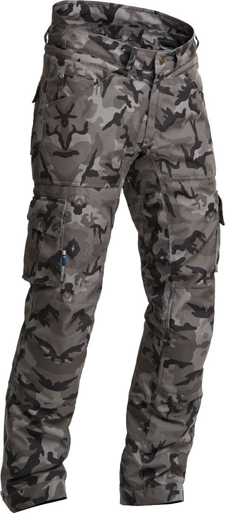 Lindstrands Zion wasserdichte Motorrad Textilhose, camouflage, 52