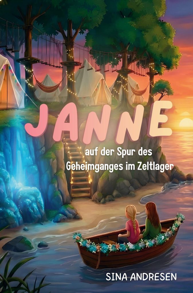 Janne auf der Spur des Geheimganges im Zeltlager